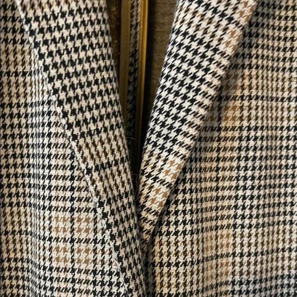 Philosophy Houndstooth Patterned Jacket Blazer - image 8
